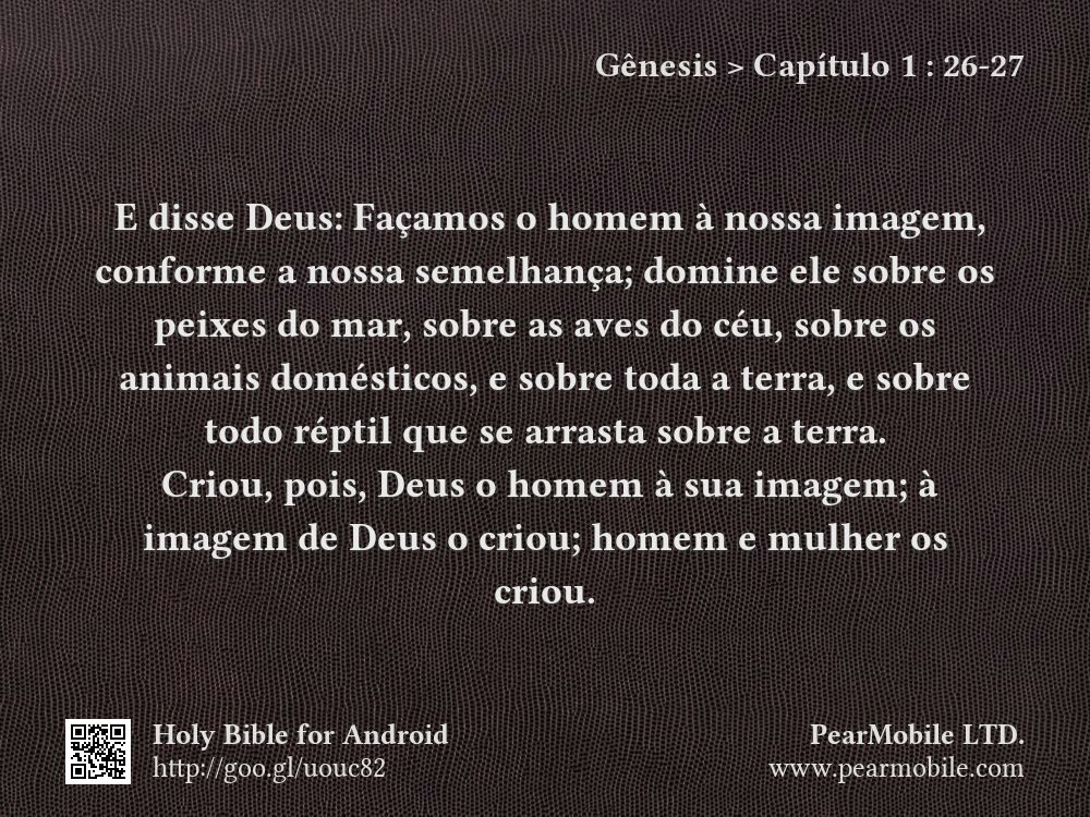 Gênesis, Capítulo 1:26-27